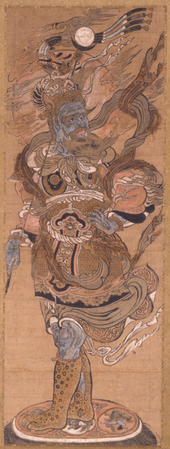 十二天像のうち風天(与田寺版)